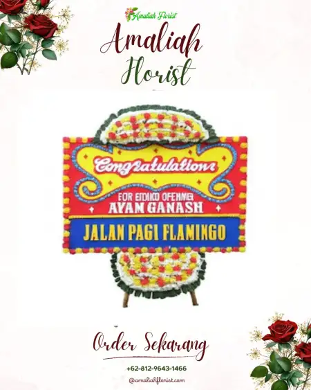 Sewa Papan Bunga Puring
